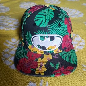 Tropical Batman Flat Bill